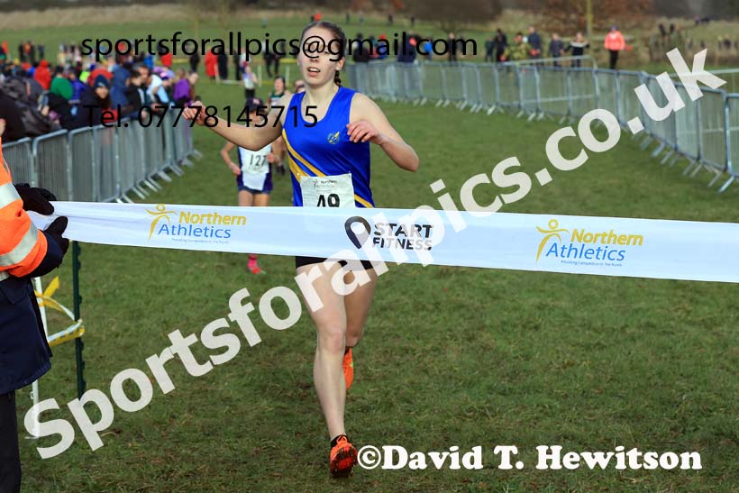 Girls Under-13s 2024 Northern Cross Country Champs., Sedgefield. Photo: David T. Hewitson/Sports for All Pics